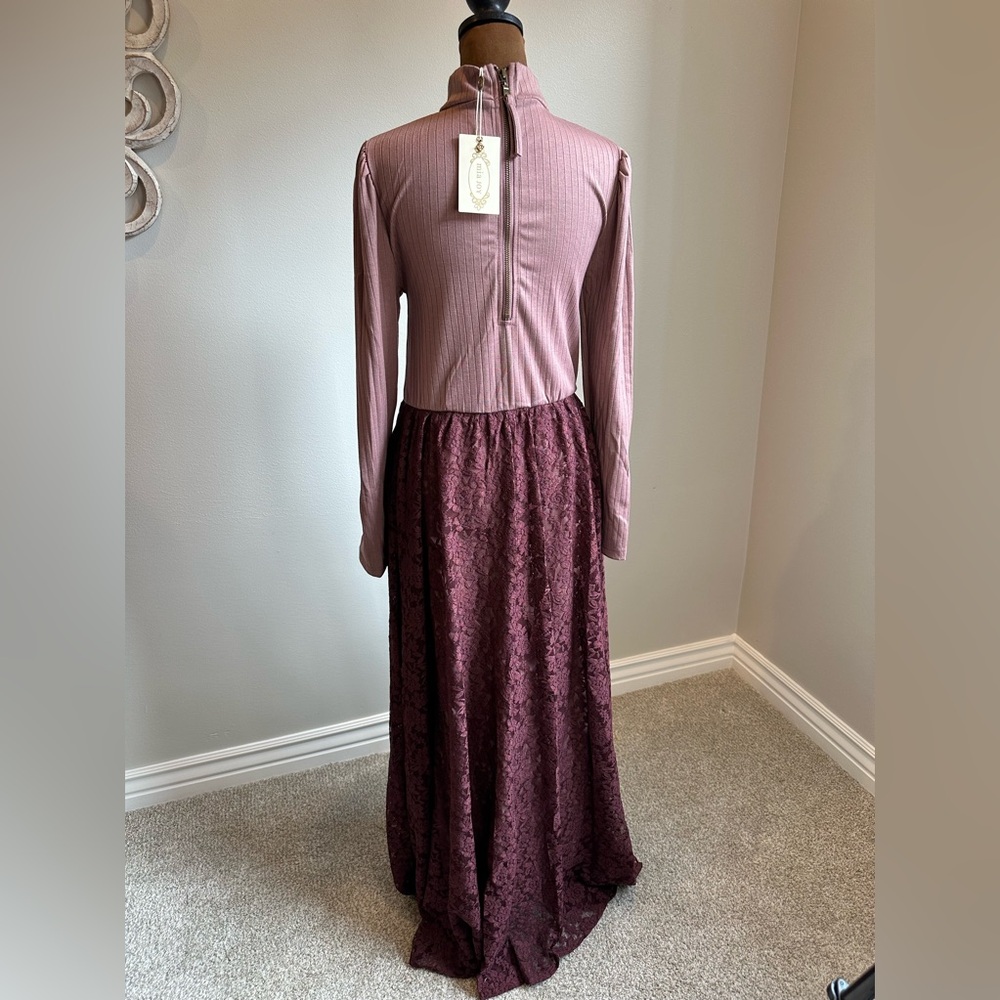 JOYFOLIE Mia Joy Bijourn Maxi Dress With Pockets In Dusty Orchid - Picture 7 of 12